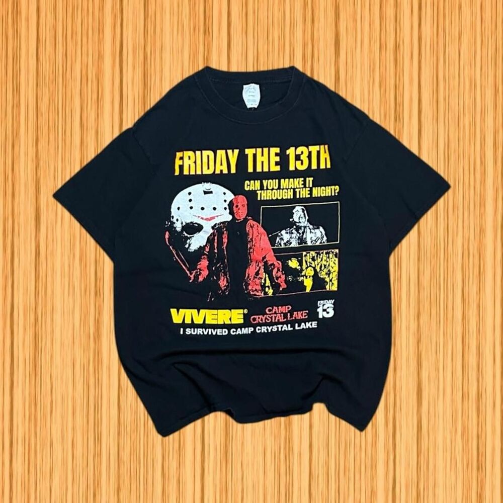Friday The 13th Jason Voorhees Camp Crystal Lake Horror Graphic T-Shirt